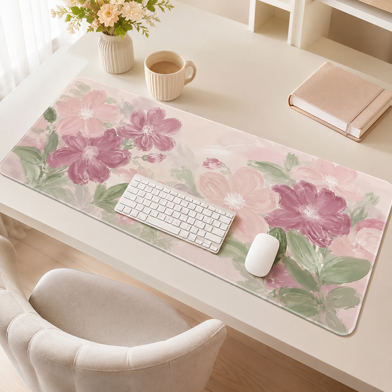 Pc Gaming Pink - Tappetino per mouse XL HD rosa