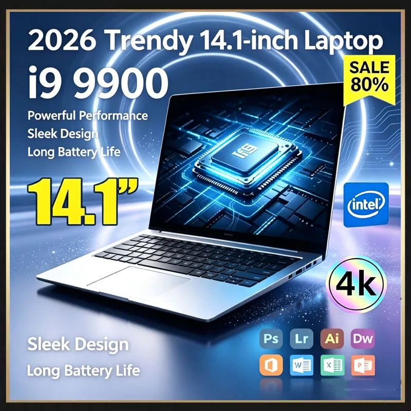 Pc Gaming Intel - Laptop PC Ultra Sottile da 14,1