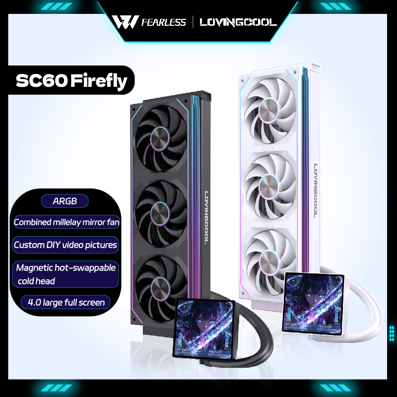 LOVINGCOO SC60 Firefly 360 Dis - Pc Gaming Liquid recensione e prezzo