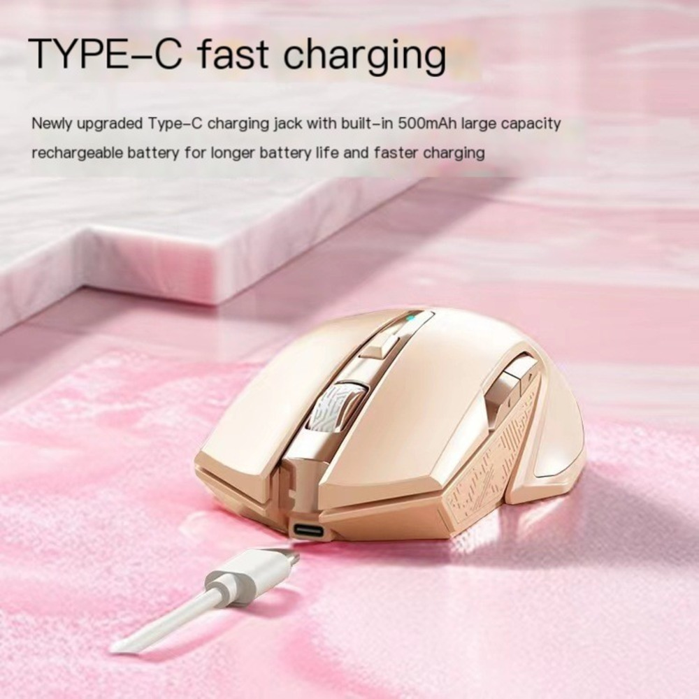 2024 nuovo Mouse Wireless 2.4G - Pc Gaming Pink recensione e prezzo