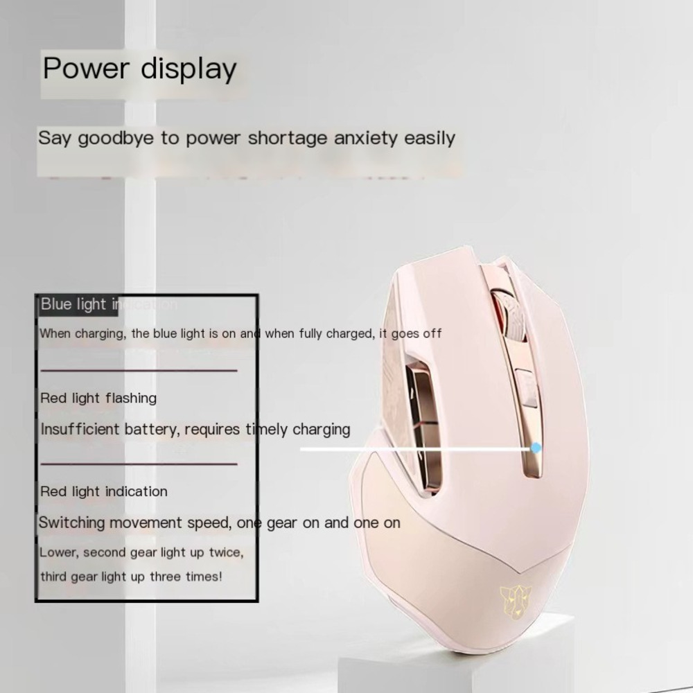 2024 nuovo Mouse Wireless 2.4G - Pc Gaming Pink recensione e prezzo